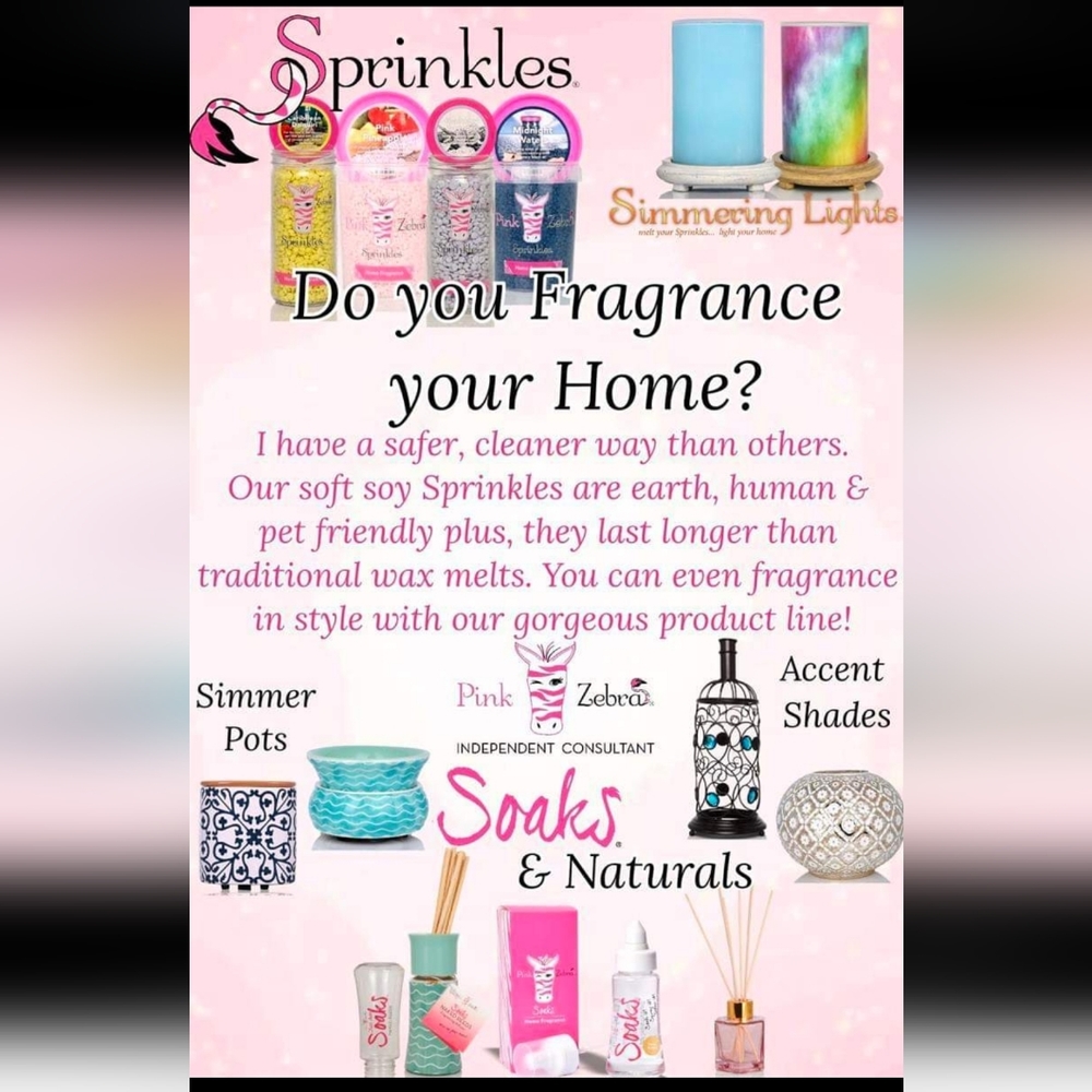 Pink zebra sprinkles
